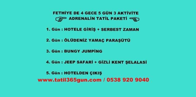 Adrenali̇n Paket