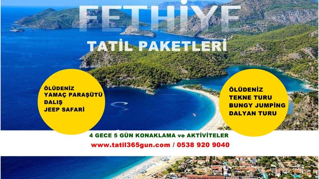 Ölüdeniz Ata Lagoon Beach Hotel Tatil Paketi