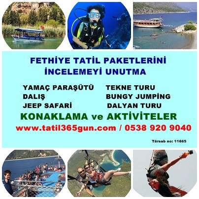 Ölüdeniz Golden Sand Beach Karavan Tatil Paket