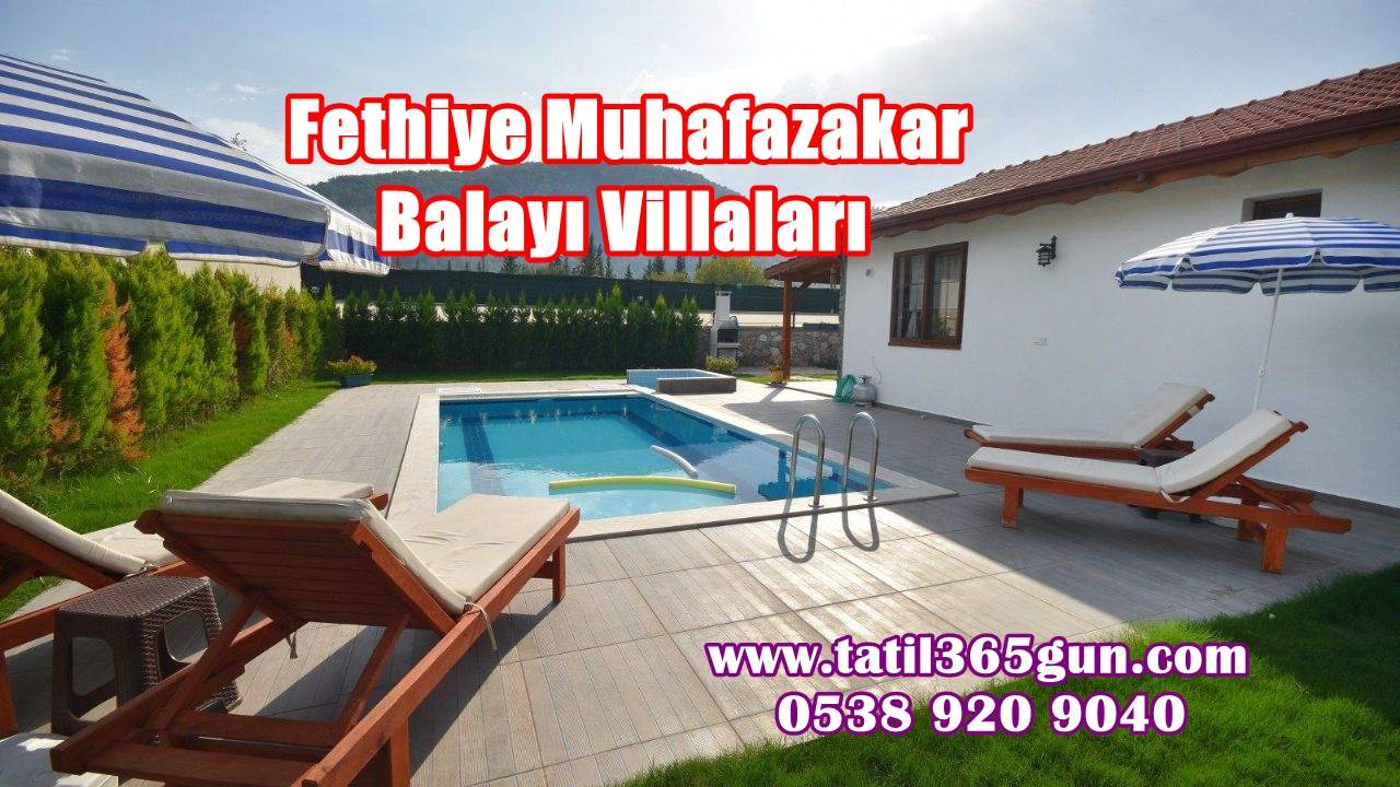 Fethiye Muhafazakar Balayı Villa