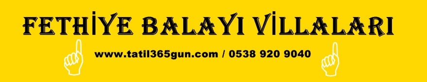 0538 773 8048 Fethiye Balayı Tatil Villaları