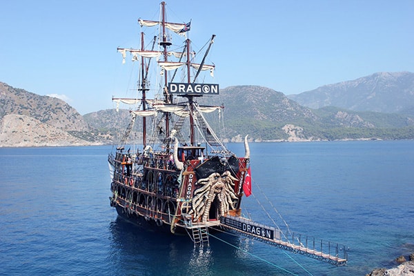 0538 920 9040 Fethiye Oludeniz Dragon Tekne Turu